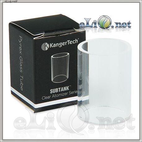 KangerTech Subtank - стеклянная колба. Pyrex Glass Replacement Tube