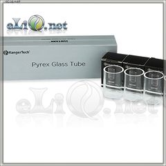 KangerTech Subtank - стеклянная колба. Pyrex Glass Replacement Tube