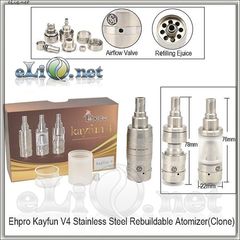 Kayfun V4 RBA Rebuildable Atomizer Kit (Обслуживаемый атомайзер, клон кайфуна 4 версия) Tobeco