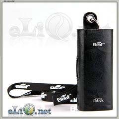 Кожаный чехол с ремешком для Eleaf iStick (Leather Case w/ Lanyard)