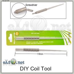 Инструмент для намотки спирали с отверточкой (Micro Coil Jig Plus)