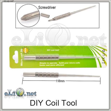 Инструмент для намотки спирали с отверточкой (Micro Coil Jig Plus)