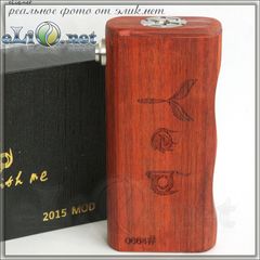 Yepecig Wood mod - деревянный механический мод под 2 аккумулятора 18650.