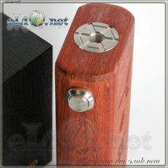 Yepecig Wood mod - деревянный механический мод под 2 аккумулятора 18650.