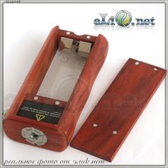 Yepecig Wood mod - деревянный механический мод под 2 аккумулятора 18650.