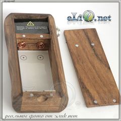 Yepecig Wood mod - деревянный механический мод под 2 аккумулятора 18650.