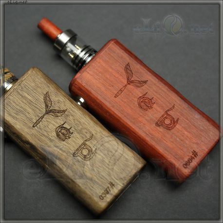 Yepecig Wood mod - деревянный механический мод под 2 аккумулятора 18650.