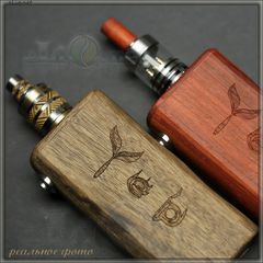 Yepecig Wood mod - деревянный механический мод под 2 аккумулятора 18650.