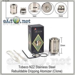 Tobeco N22 RDA - ОА для дрипа из нержавеющей стали. клон 
