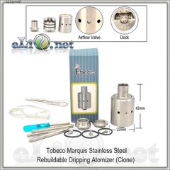Tobeco Marquis RDA - ОА для дрипа из нержавеющей стали и меди. клон. Маркиз