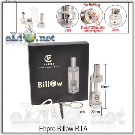 EHPRO Billow RTA - обслуживаемый атомайзер-танк.