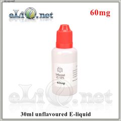 30ml HC 60mg/ml No Flavor e-juice e-liquid - никотин