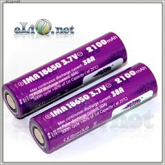 [38A] Efest Purple IMR18650 2100mah - flat top - Высокотоковый аккумулятор - 2015 new released!