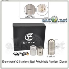 Ehpro Aqua V2 RBA, RDA & Hybrid универсальный обслуживаемый атомайзер.