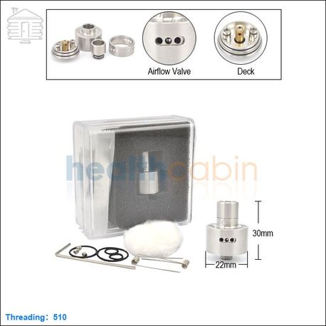 Hcigar Derringer RDA - ОА для дрипа из нержавеющей стали. клон.