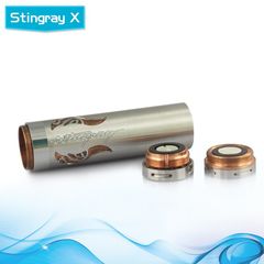 [M] Stingray X Style Stainless Steel + Copper Mechanical Mod 18350 / 18500 / 18650