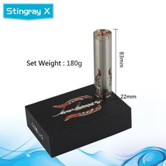 [M] Stingray X Style Stainless Steel + Copper Mechanical Mod 18350 / 18500 / 18650