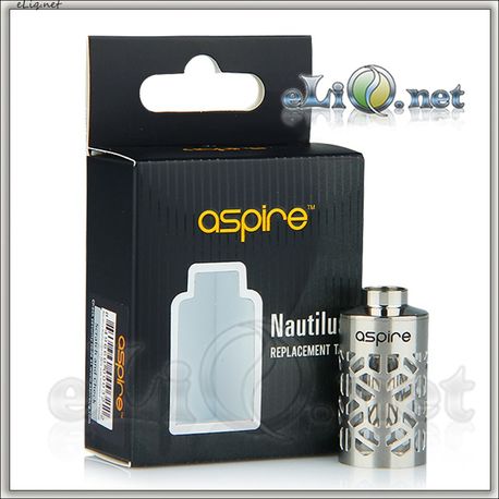 [Aspire] Hollowing Tube - Колба для 2ml Nautilus Mini BVC - нержавеющая сталь, стекло
