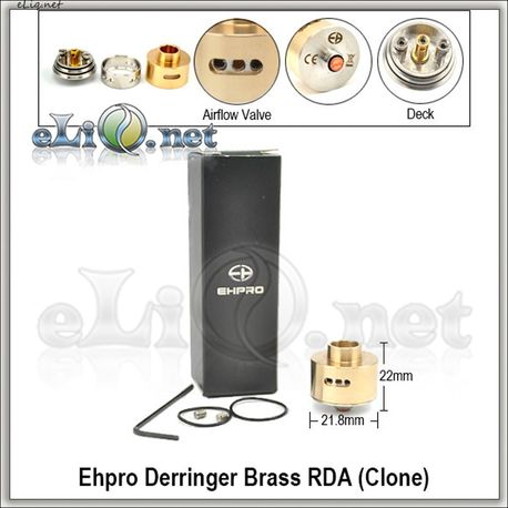 Ehpro Derringer RDA - ОА для дрипа. Латунный. Клон.