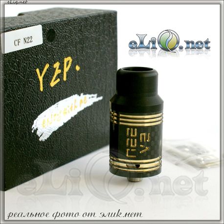 [Yep] CF N22 V2 RDA - ОА для дрипа из нержавеющей стали с карбоновым покрытием. клон 