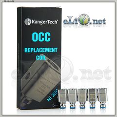 Ni-200 OCC Испаритель для KangerTech Subtank / Mini / Nano / Plus - никель, органический коттон.