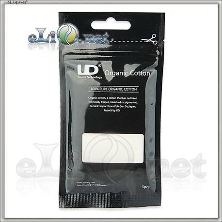 UD Atomizer Wicking Organic Japanese Cotton - 6х5 см - коттон, вата.