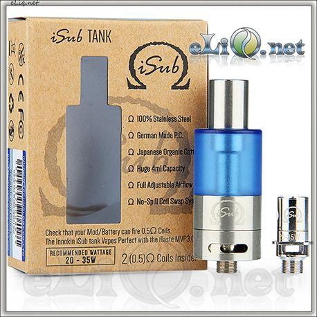 Innokin iTaste iSub Subohm Tank- 4ml- сабомный атомайзер.