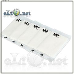 5 шт UD Muji Atomizer Wicking Organic Japanese Cotton - 6х5 см - коттон, вата.